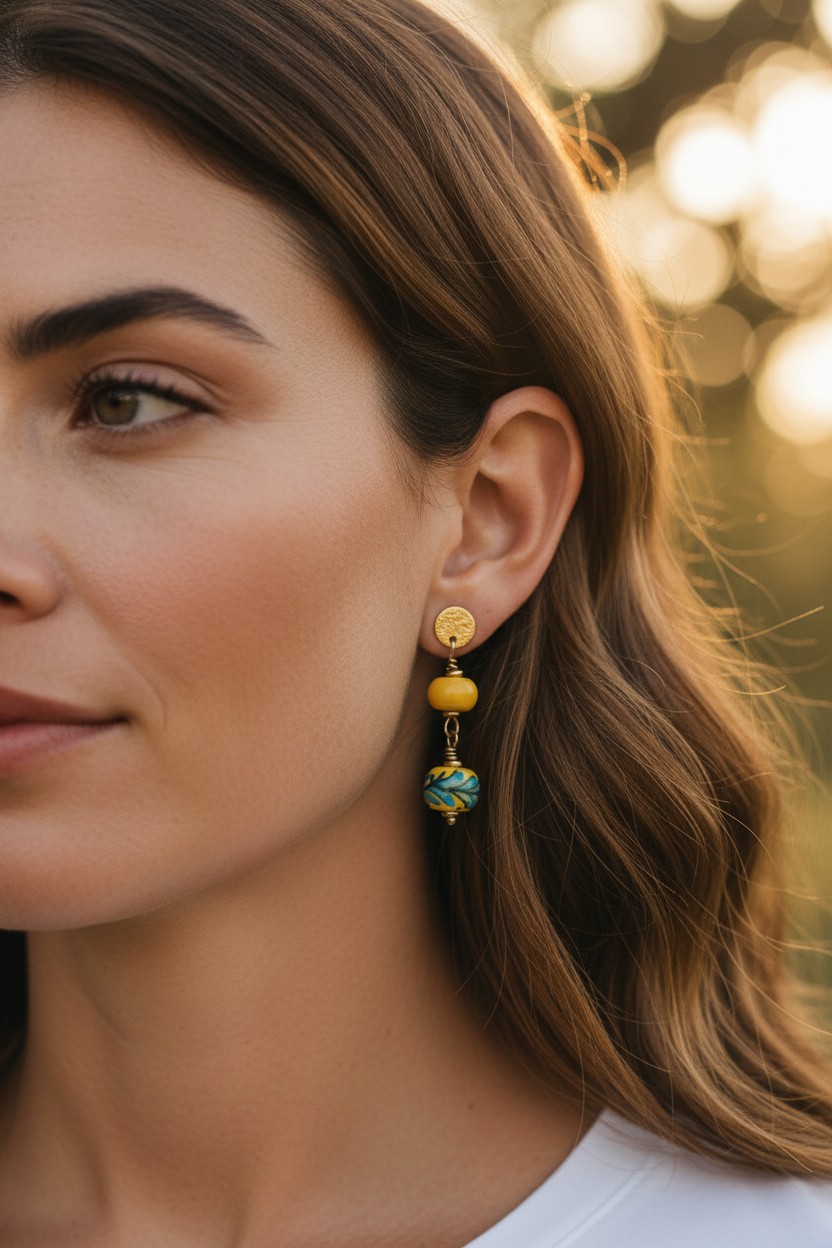 earrings-ceramic-pendant-grottega-yellow